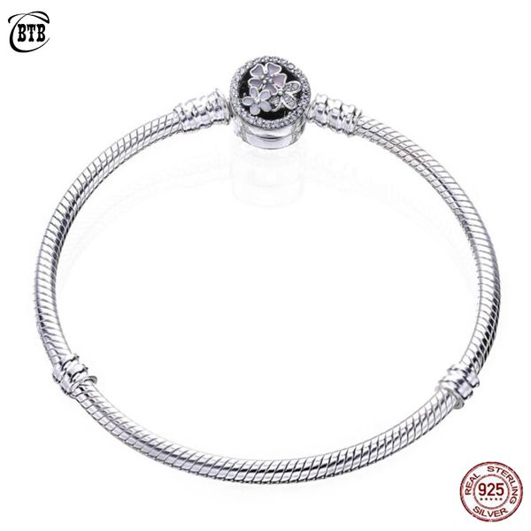 925 sterling silver cz zircon spring flower buckle snake chain bracelet fit diy charms beads fashion original jewelry for women, Golden;silver
925 sterling silver cz zircon spring flower buckle snake chain bracelet fit diy charms beads fashion original jewelry for women, Golden;silver