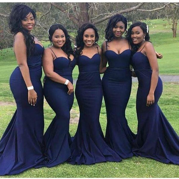 south african navy blue mermaid bridesmaid dresses plus size spaghetti straps backless elegant sweetheart prom evening gowns, White;pink
south african navy blue mermaid bridesmaid dresses plus size spaghetti straps backless elegant sweetheart prom evening gowns, White;pink