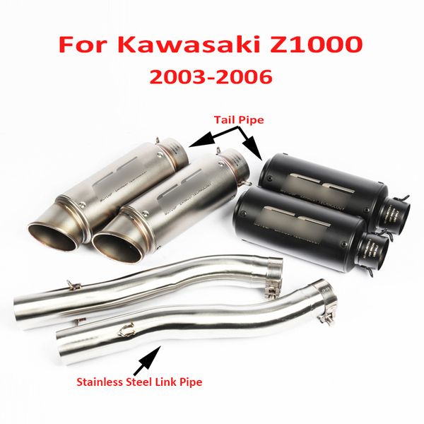 z1000 motorcycle whole set exhaust system muffler tip connect middle link tube pipe for z1000 2003-2006
z1000 motorcycle whole set exhaust system muffler tip connect middle link tube pipe for z1000 2003-2006
