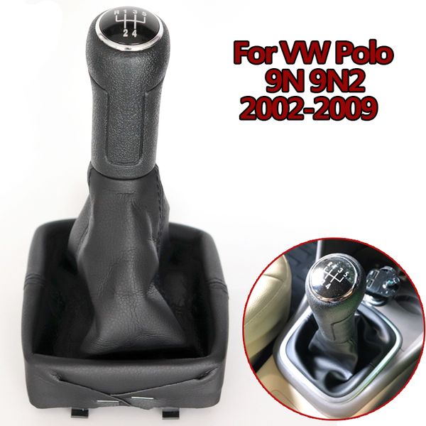 5 speed car gear shift knob with gaitor boot cover for vw polo 9n 9n2 2002 2003 2004 2005-2009
5 speed car gear shift knob with gaitor boot cover for vw polo 9n 9n2 2002 2003 2004 2005-2009