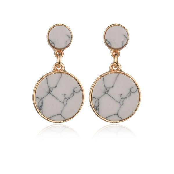 europe and america new style simple earrings versatile faux marble geometric ear stud ear stud, Silver
europe and america new style simple earrings versatile faux marble geometric ear stud ear stud, Silver