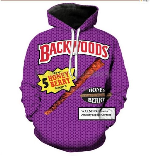 new fashion men/women backwoods funny 3d sweatshirts hoodies autumn winter casual print hooded pullovers hp09, Black
new fashion men/women backwoods funny 3d sweatshirts hoodies autumn winter casual print hooded pullovers hp09, Black