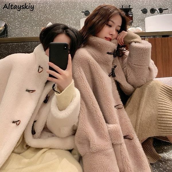 wool blends women stand collar warm elegant loose thickening students womens korean style mid-long all-match ulzzang comfortable, Black
wool blends women stand collar warm elegant loose thickening students womens korean style mid-long all-match ulzzang comfortable, Black