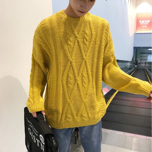 winter new sweater men thick warm fashion solid color casual o-neck sweater man streetwear loose knit pullover male clothes, White;black
winter new sweater men thick warm fashion solid color casual o-neck sweater man streetwear loose knit pullover male clothes, White;black