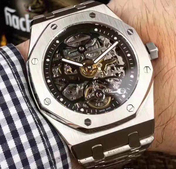 Лучшие лучшие мужские часы ROYAL OAK series silver case hollow dial Top+ высококачественные автомати
Лучшие лучшие мужские часы ROYAL OAK series silver case hollow dial Top+ высококачественные автомати