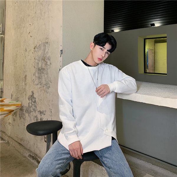 MIXCUBIC 2020 spring Korean style unique Irregular stitching sweatshirts for men casual loose Slits sweatshirts men,M-XXL, Black
MIXCUBIC 2020 spring Korean style unique Irregular stitching sweatshirts for men casual loose Slits sweatshirts men,M-XXL, Black