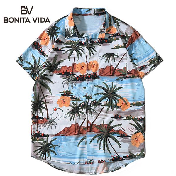 bonita vida flowers palm coconut tree print tropical beach aloha hawaiian shirts summer casual short sleeve aloha floral shirt, White;black
bonita vida flowers palm coconut tree print tropical beach aloha hawaiian shirts summer casual short sleeve aloha floral shirt, White;black