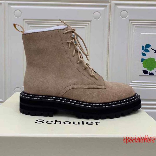 2019 luxury handsomeschouler martin boots female new fashion wild thick end england wind autumn boots tide net red short boots, Black
2019 luxury handsomeschouler martin boots female new fashion wild thick end england wind autumn boots tide net red short boots, Black