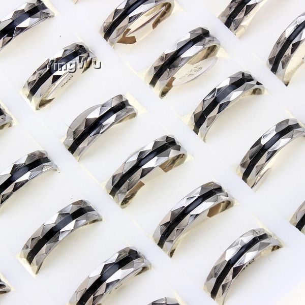 yingwu fashion black silver 316l stainless steel rings for women men jewelry bulk lots, Slivery;golden
yingwu fashion black silver 316l stainless steel rings for women men jewelry bulk lots, Slivery;golden