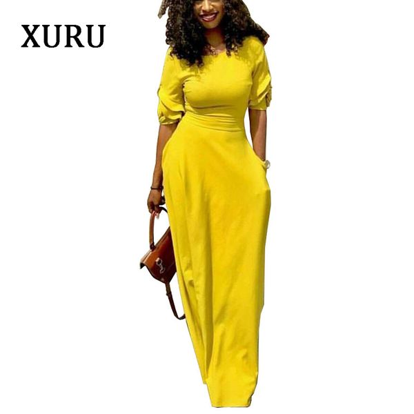 xuru 2019 autumn pencil dress black yellow red half sleeve slim waits pockets long dresses elegant lady casual party dress, Black;gray
xuru 2019 autumn pencil dress black yellow red half sleeve slim waits pockets long dresses elegant lady casual party dress, Black;gray