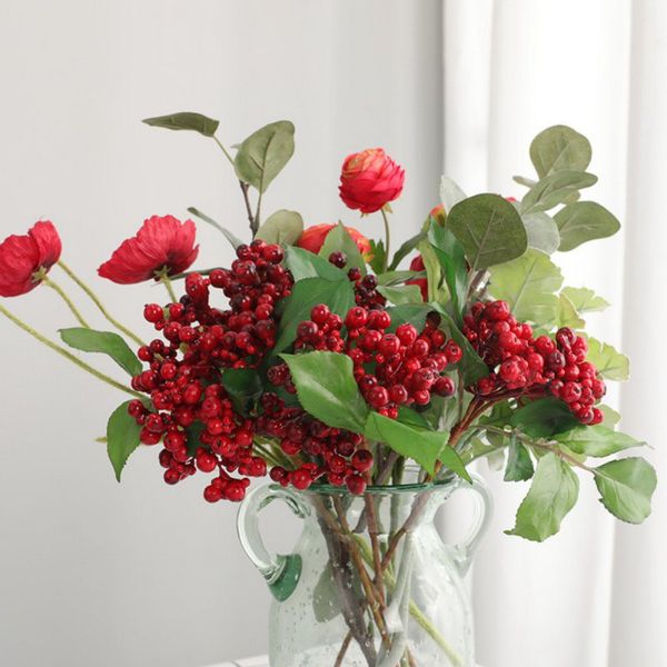 new artificial silk flower berry branch fake plant american shooting prop fake flower fruit home decoration single happy berry
new artificial silk flower berry branch fake plant american shooting prop fake flower fruit home decoration single happy berry