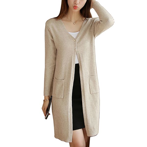 long cardigan women long sleeve knitted sweater cardigans autumn winter womens sweaters 2018 casual big size sleeve sweater, White
long cardigan women long sleeve knitted sweater cardigans autumn winter womens sweaters 2018 casual big size sleeve sweater, White