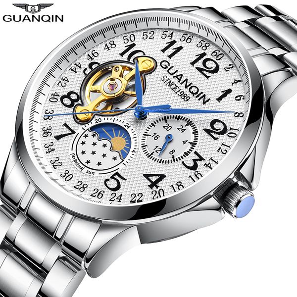 guanqin 2019 мужские часы топ бренда роскошный бизнес-часы tourbillon автоматическая водонепроницаемый механические часы relogio cj191213 му, Slivery;brown
guanqin 2019 мужские часы топ бренда роскошный бизнес-часы tourbillon автоматическая водонепроницаемый механические часы relogio cj191213 му, Slivery;brown