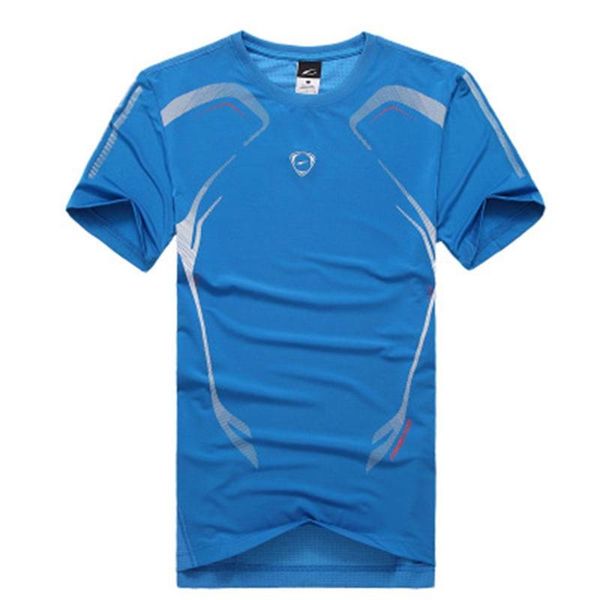 men sport running t-shirt fitness muscle breathe quick dry stretch tee shirt, Black;blue
men sport running t-shirt fitness muscle breathe quick dry stretch tee shirt, Black;blue