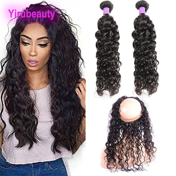 brazilian raw human hair water wave 2 bundles with 360 lace frontal baby hair bundles with frontal closure 3 pieces/lot virgin hair, Black;brown
brazilian raw human hair water wave 2 bundles with 360 lace frontal baby hair bundles with frontal closure 3 pieces/lot virgin hair, Black;brown