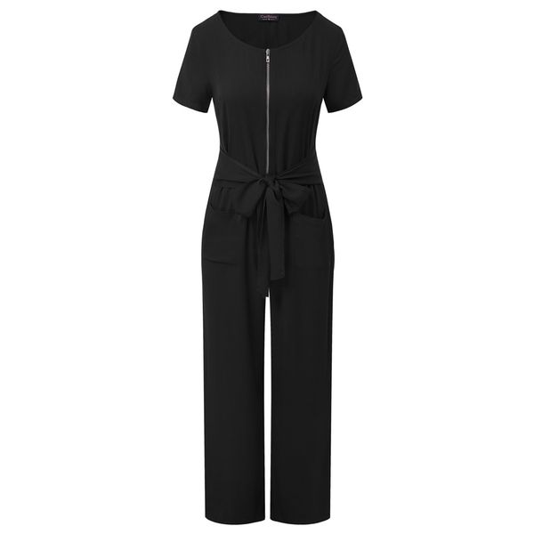 женщины комбинезон zip-up комбинезон с коротким рукавом crew neck карманы украшенные comfy rayon лето молния bet тонкий моды комбинезон леди, Black;white
женщины комбинезон zip-up комбинезон с коротким рукавом crew neck карманы украшенные comfy rayon лето молния bet тонкий моды комбинезон леди, Black;white