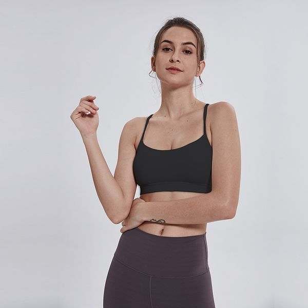 2019 new backless yoga sling bra brailles beauty back women s sports underwear shockproof running sports fitness bra, White;black
2019 new backless yoga sling bra brailles beauty back women s sports underwear shockproof running sports fitness bra, White;black
