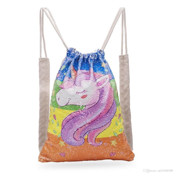 custom logo bag unicorn sequin backpack drawstring bag for girl school kids mermaid horse draw string bags
custom logo bag unicorn sequin backpack drawstring bag for girl school kids mermaid horse draw string bags