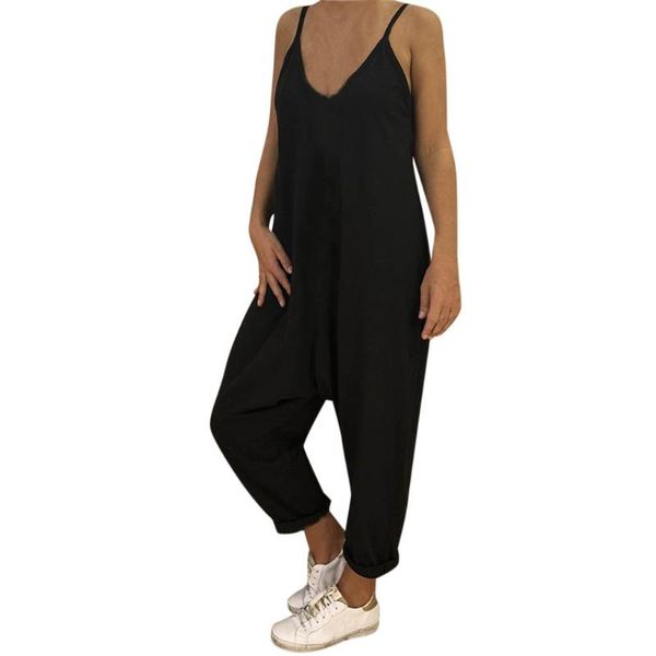 jaycosin clothes women 2020 summer solid color loose jumpsuit women v-neck sleeveless trousers rompers jumpsuit e18, Black;white
jaycosin clothes women 2020 summer solid color loose jumpsuit women v-neck sleeveless trousers rompers jumpsuit e18, Black;white
