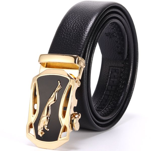 men pu leather belt leopard automatic buckle business gentle belt lychee pattern gold silver male jeans waist, Black;brown
men pu leather belt leopard automatic buckle business gentle belt lychee pattern gold silver male jeans waist, Black;brown