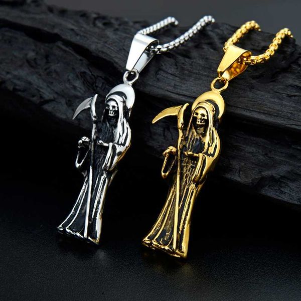 chains valily men's vintage skull pendant necklace stainless steel gold color skeleton chain necklaces jewelry, Silver
chains valily men's vintage skull pendant necklace stainless steel gold color skeleton chain necklaces jewelry, Silver