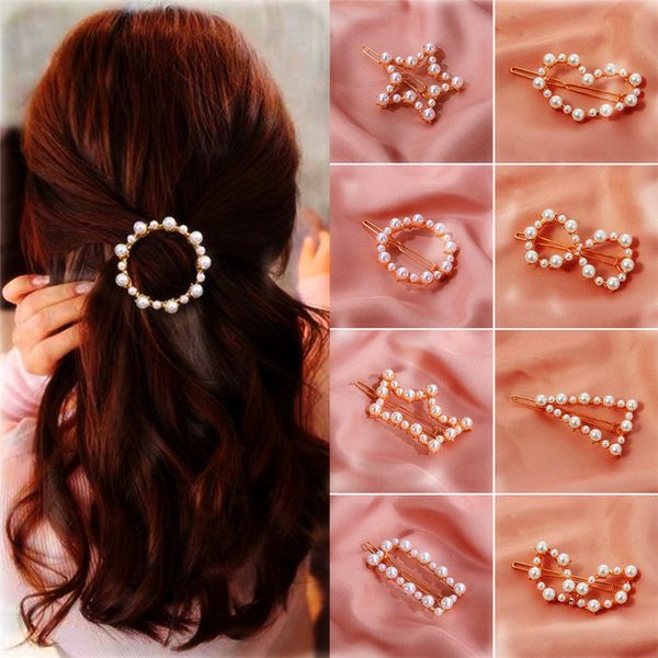 fashion korea jewelry pearl hair clip barrettes for women girl handmade pearl hairpins ponytail hair clips mix styles nr, Golden;silver
fashion korea jewelry pearl hair clip barrettes for women girl handmade pearl hairpins ponytail hair clips mix styles nr, Golden;silver