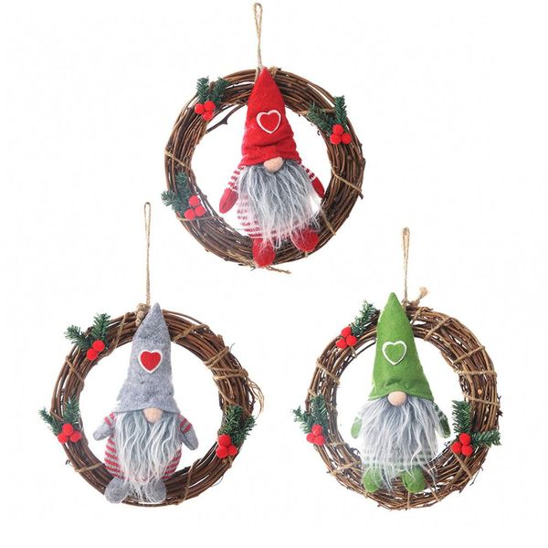 christmas rattan circle faceless dolls pendant door hanging home restaurant festive decoration for christmas supplies
christmas rattan circle faceless dolls pendant door hanging home restaurant festive decoration for christmas supplies