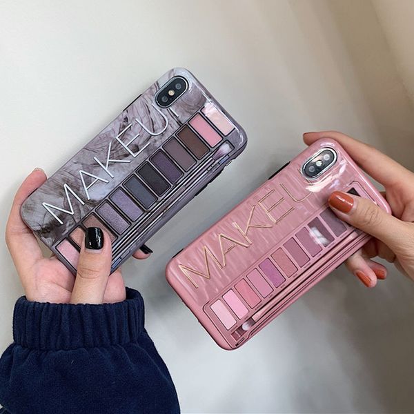 luxury make up eyeshadow palette phone case for iphone 11pro max xr xs max glossy soft silicone cover for iphone 11 pro xr 7 8 6 6s plus
luxury make up eyeshadow palette phone case for iphone 11pro max xr xs max glossy soft silicone cover for iphone 11 pro xr 7 8 6 6s plus