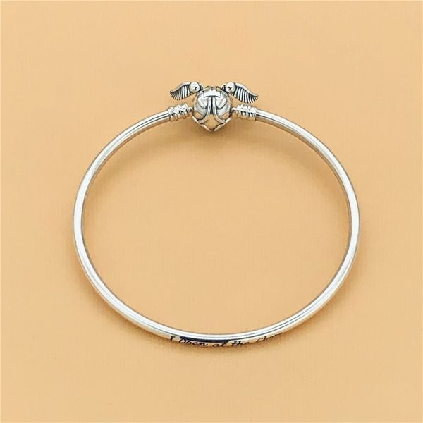 cefuny 925 sterling silver moments golden snitch clasp bangle women christmas gifts winter new style collection wholesale cx200702, Black
cefuny 925 sterling silver moments golden snitch clasp bangle women christmas gifts winter new style collection wholesale cx200702, Black