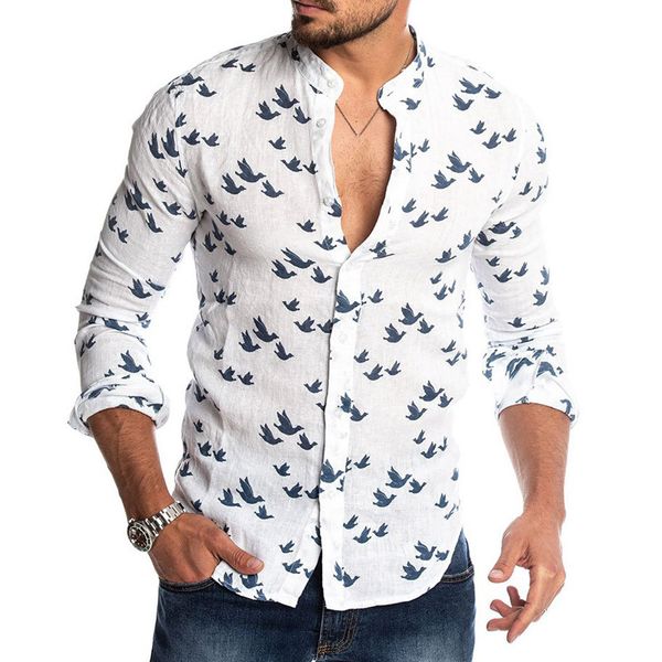 autumn men's blouse shirts button up hawaii print flore beach long sleeve mens clothing vintage streetwear men dress shirts top, White;black
autumn men's blouse shirts button up hawaii print flore beach long sleeve mens clothing vintage streetwear men dress shirts top, White;black