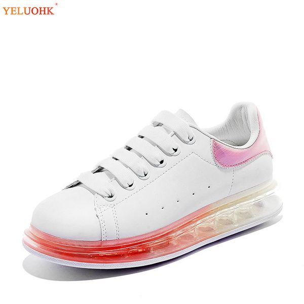 2020 женщины кожа вскользь тапки женской белой радуги девушка весна обувь lace up 35-40 девушек белых туфель, Black 
2020 женщины кожа вскользь тапки женской белой радуги девушка весна обувь lace up 35-40 девушек белых туфель, Black