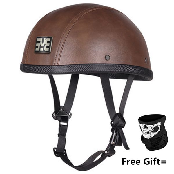 2020 new model vintage motorcycle helmet retro scooter half helmet brown pu leather casco moto helm moto capacete para dot
2020 new model vintage motorcycle helmet retro scooter half helmet brown pu leather casco moto helm moto capacete para dot