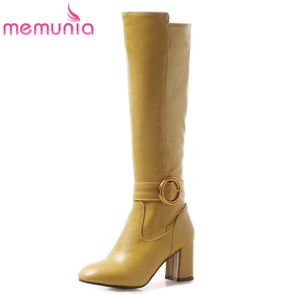 memunia 2020 new arrival women knee high boots pointed toe autumn winter buckle zip high heels boots woman party wedding shoes, Black
memunia 2020 new arrival women knee high boots pointed toe autumn winter buckle zip high heels boots woman party wedding shoes, Black