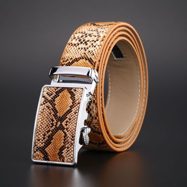 2019 serpentine leather automatic buckling leather belt leather belt korean version of the business belt man, Black;brown
2019 serpentine leather automatic buckling leather belt leather belt korean version of the business belt man, Black;brown