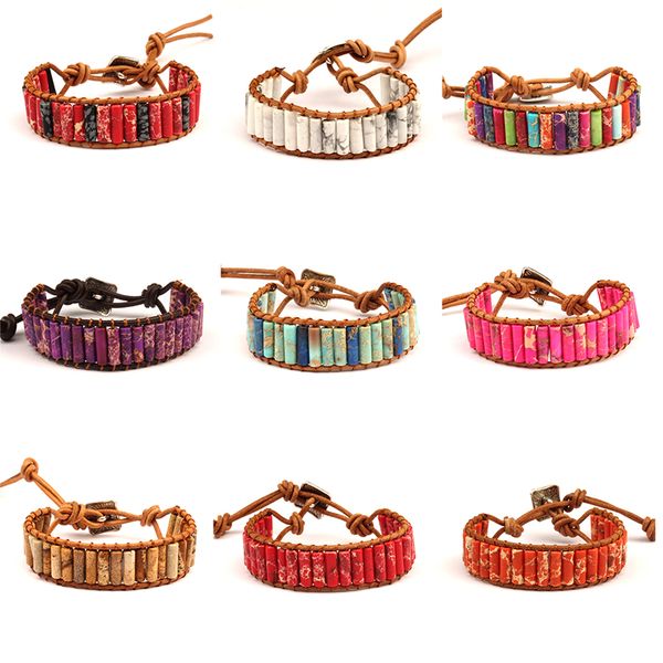 bohemian tiger eye amazon crystal natural stone beads leather winding line bracelet handmade bracelet jewelry bohemian retro, Black
bohemian tiger eye amazon crystal natural stone beads leather winding line bracelet handmade bracelet jewelry bohemian retro, Black