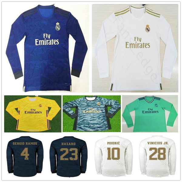 2019 2020 real madrid long sleeve soccer jerseys 7 hazard modric asensio vinicius jr jovic militao custom football shirt camisa de futebol, Black;yellow
2019 2020 real madrid long sleeve soccer jerseys 7 hazard modric asensio vinicius jr jovic militao custom football shirt camisa de futebol, Black;yellow