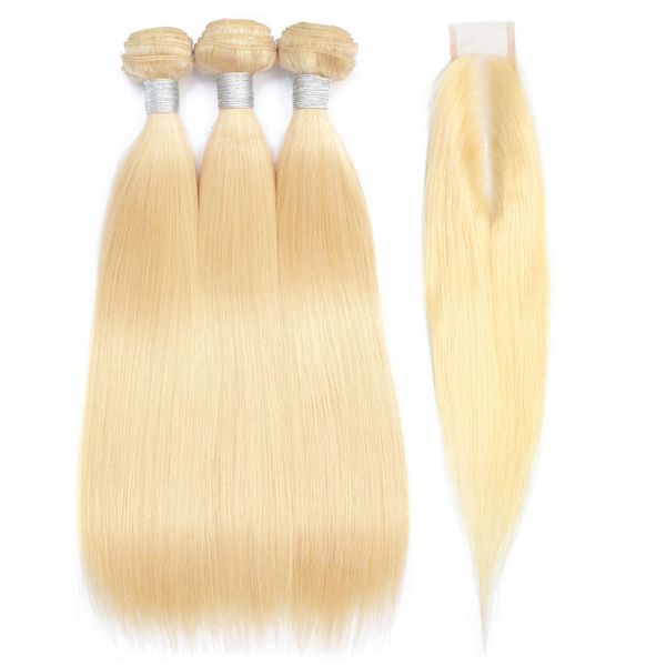 613 blonde bundles with 2x6 closure deep part malaysian remy straight hair bundles with closure human hair bundles with closure, Black
613 blonde bundles with 2x6 closure deep part malaysian remy straight hair bundles with closure human hair bundles with closure, Black