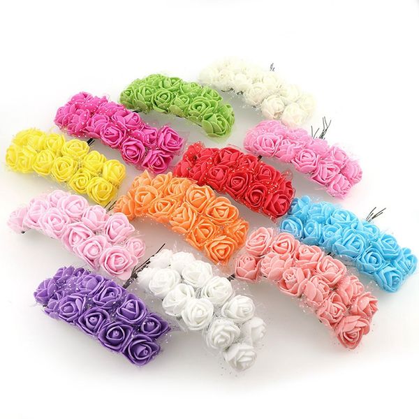144pcs 2.5cm mini artificial flower foam rose bouquet wedding flower decoration scrapbooking diy wreath fake rose diy
144pcs 2.5cm mini artificial flower foam rose bouquet wedding flower decoration scrapbooking diy wreath fake rose diy