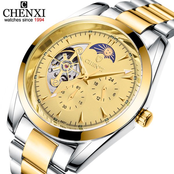 chenxi tourbillon mechanical watch men automatic classic multi function display mens automatic mechanical watches reloj hombre, Slivery;brown
chenxi tourbillon mechanical watch men automatic classic multi function display mens automatic mechanical watches reloj hombre, Slivery;brown