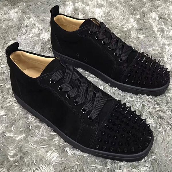 low red bottom sneakers 2019 for men luxury black leather&spikes fashion casual mens womens designer leisure shoes
low red bottom sneakers 2019 for men luxury black leather&spikes fashion casual mens womens designer leisure shoes