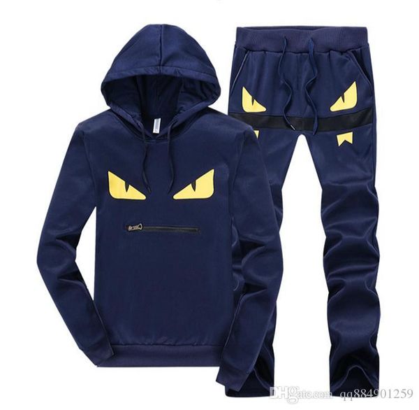 2019 new mens designer little monster tracksuits men's hooded suit casual sports hooded sweater long sleeve plus size -5, Gray
2019 new mens designer little monster tracksuits men's hooded suit casual sports hooded sweater long sleeve plus size -5, Gray