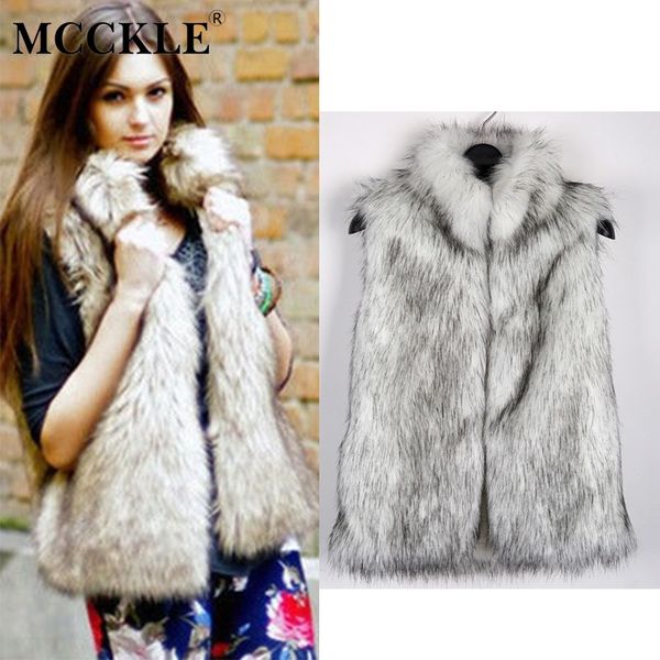mcckle women faux fur vest 2018 autumn stand collar fluffy sleeveless fur jacket female slim vest coat, Black
mcckle women faux fur vest 2018 autumn stand collar fluffy sleeveless fur jacket female slim vest coat, Black