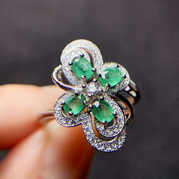 meibapj natural columbia emerald gemstone simple ring for women real 925 sterling silver charm fine wedding jewelry, Golden;silver
meibapj natural columbia emerald gemstone simple ring for women real 925 sterling silver charm fine wedding jewelry, Golden;silver