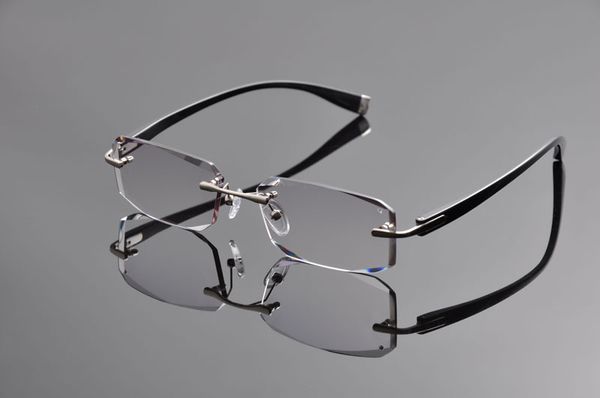 wholesale 2019 new elite brand pure titanium rimless eyeglasses frames men diamond cutting myopia hyperopia optical glasses ev1264, Silver
wholesale 2019 new elite brand pure titanium rimless eyeglasses frames men diamond cutting myopia hyperopia optical glasses ev1264, Silver