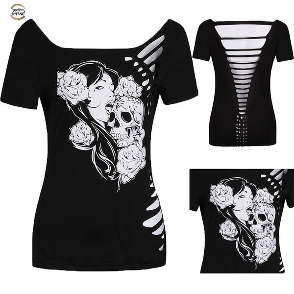 summer sexy горение цветы полые головки черепа футболки плюс размер casual solid women t shirt drop доставка, White
summer sexy горение цветы полые головки черепа футболки плюс размер casual solid women t shirt drop доставка, White