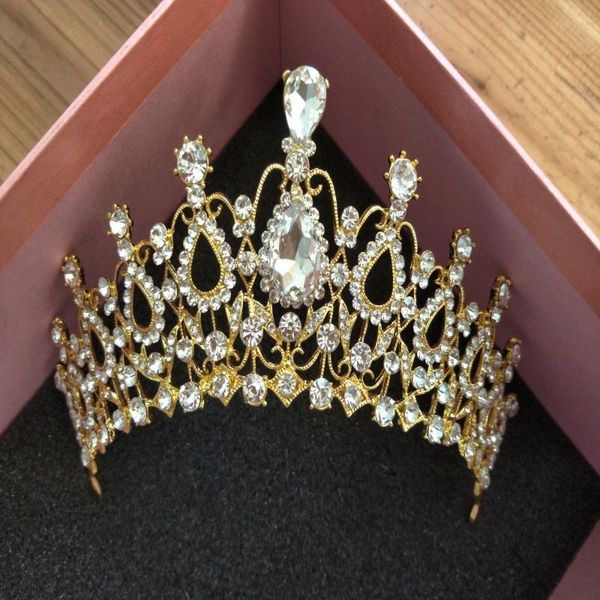 crystal rhinestone hair jewelry silver plated bridal tiara crown wedding hair accessories gorgeous bride headwear tiara de noiva, Golden;white
crystal rhinestone hair jewelry silver plated bridal tiara crown wedding hair accessories gorgeous bride headwear tiara de noiva, Golden;white