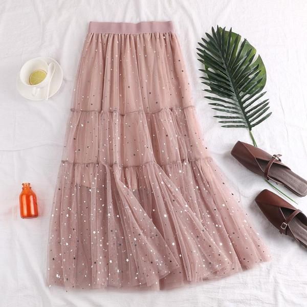 2019 new summer women fashion patchwork sequins pleated midi skirt a-line casual solid loose elastic waist shinning skirts, Black
2019 new summer women fashion patchwork sequins pleated midi skirt a-line casual solid loose elastic waist shinning skirts, Black