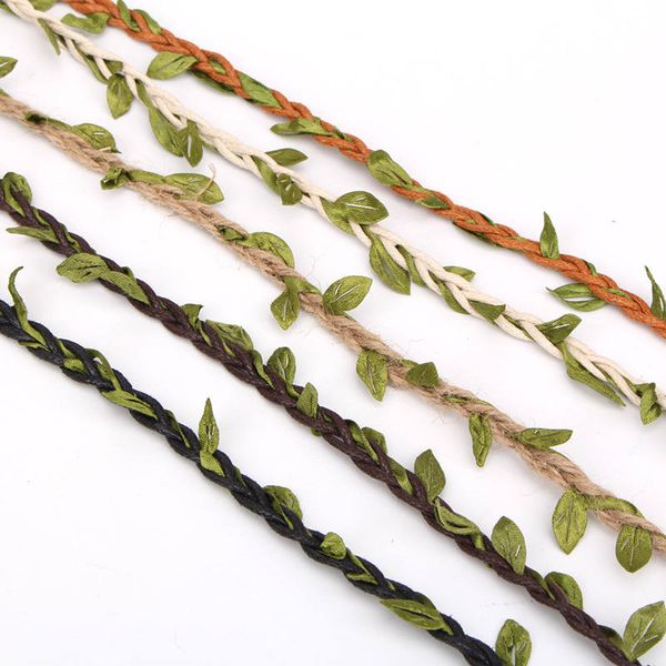 2019 new wax rope leaves mixed weaving forest series weaving fresh decorative rope diy background rattan
2019 new wax rope leaves mixed weaving forest series weaving fresh decorative rope diy background rattan