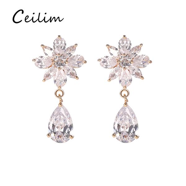 fashion designer cubic zirconia sun flower waterdrop dangle earrings for women bridal wedding chandelier ear earring party jewelry gift, Silver
fashion designer cubic zirconia sun flower waterdrop dangle earrings for women bridal wedding chandelier ear earring party jewelry gift, Silver