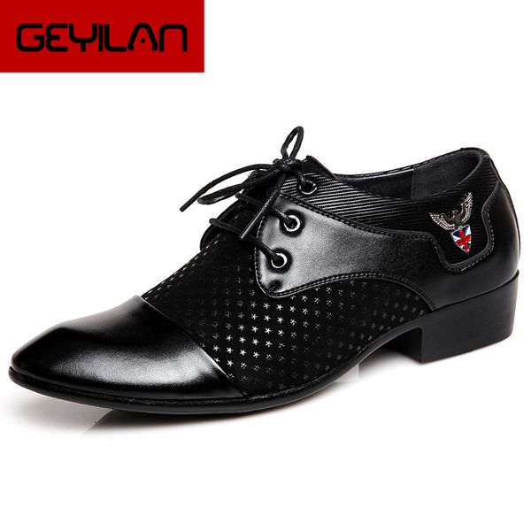 new 2019 men business formal dress shoes oxford men leather shoes british fashion lace-up pointed toe british style, Black
new 2019 men business formal dress shoes oxford men leather shoes british fashion lace-up pointed toe british style, Black